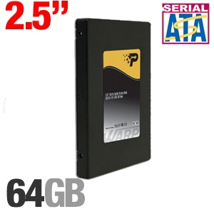 Patriot Warp 64GB Solid State Hard Drive - SATA-300, 2.5