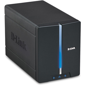 D-Link DNS-321 Network Attached Storage Enclosure - 2-Bay SATA, RAID 0/1
